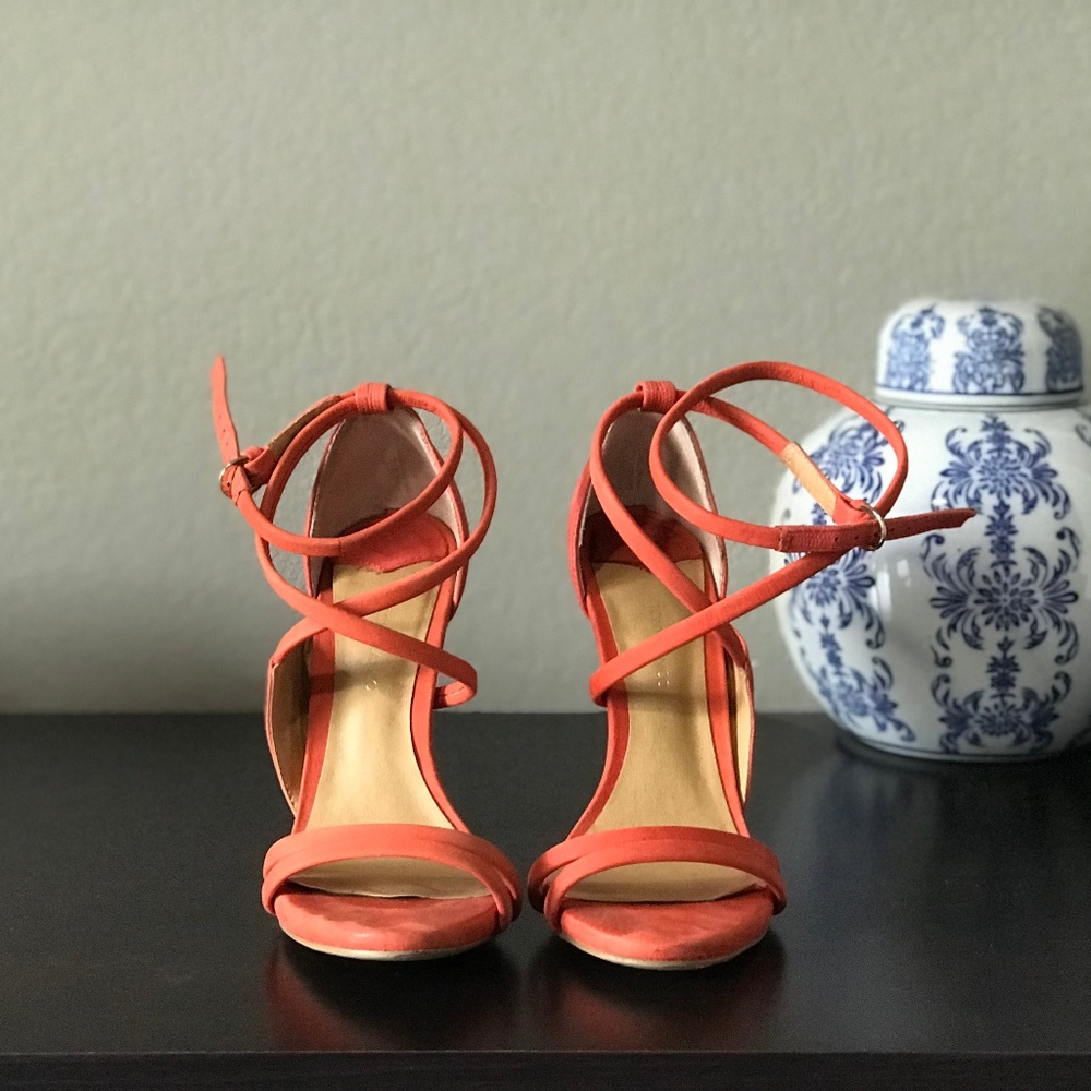Tony Bianco Alita Heels Size 7 Burnt Orange